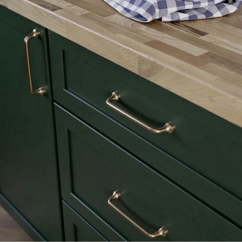 Origin 21 Emma 5-1/16-in 128mm Center to Center Champagne Bronze Drawer Pull 2pk